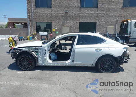 2022 Genesis G70 3.3T Rwd Launch Edition из США, поврежденный, VIN KMTG14TE2NU082213